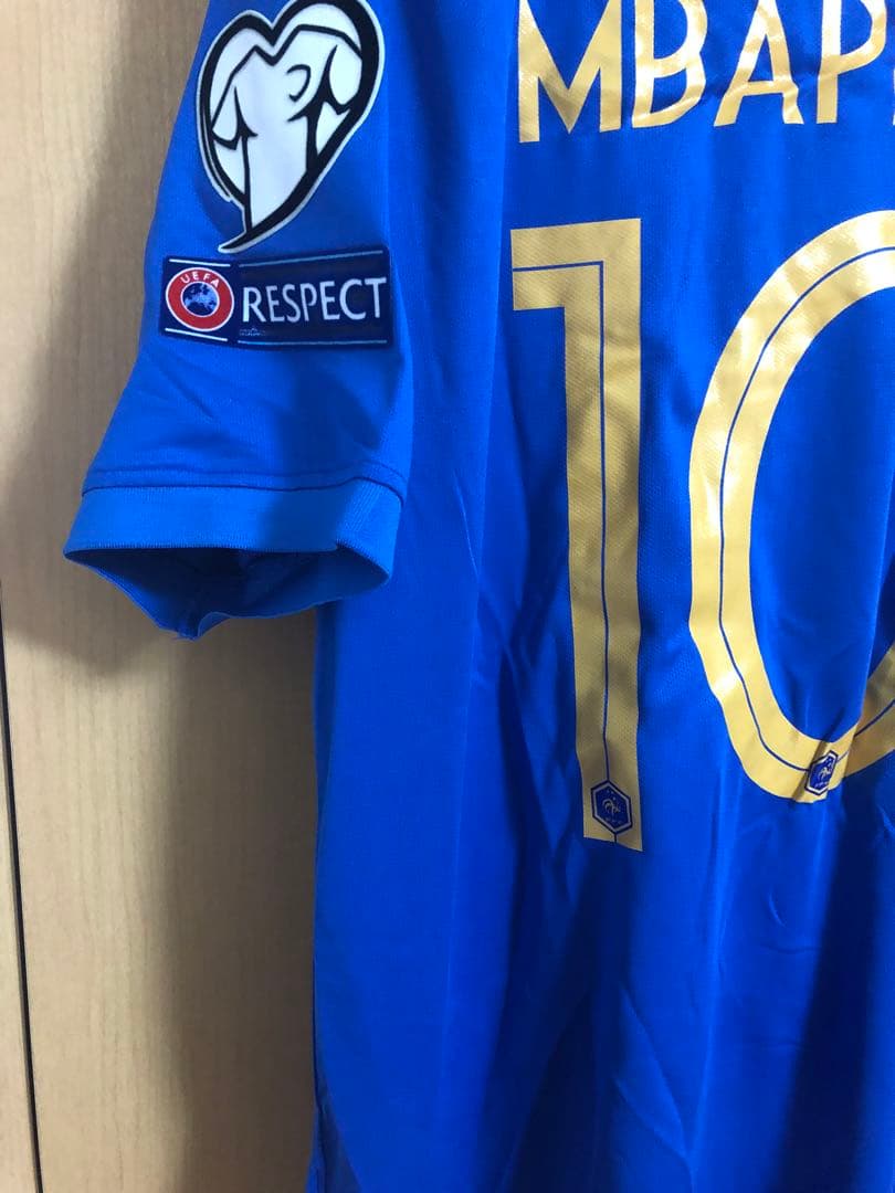 フランス代表 100周年記念 エムバペ W杯チャンピオンパッチ Lサイズ