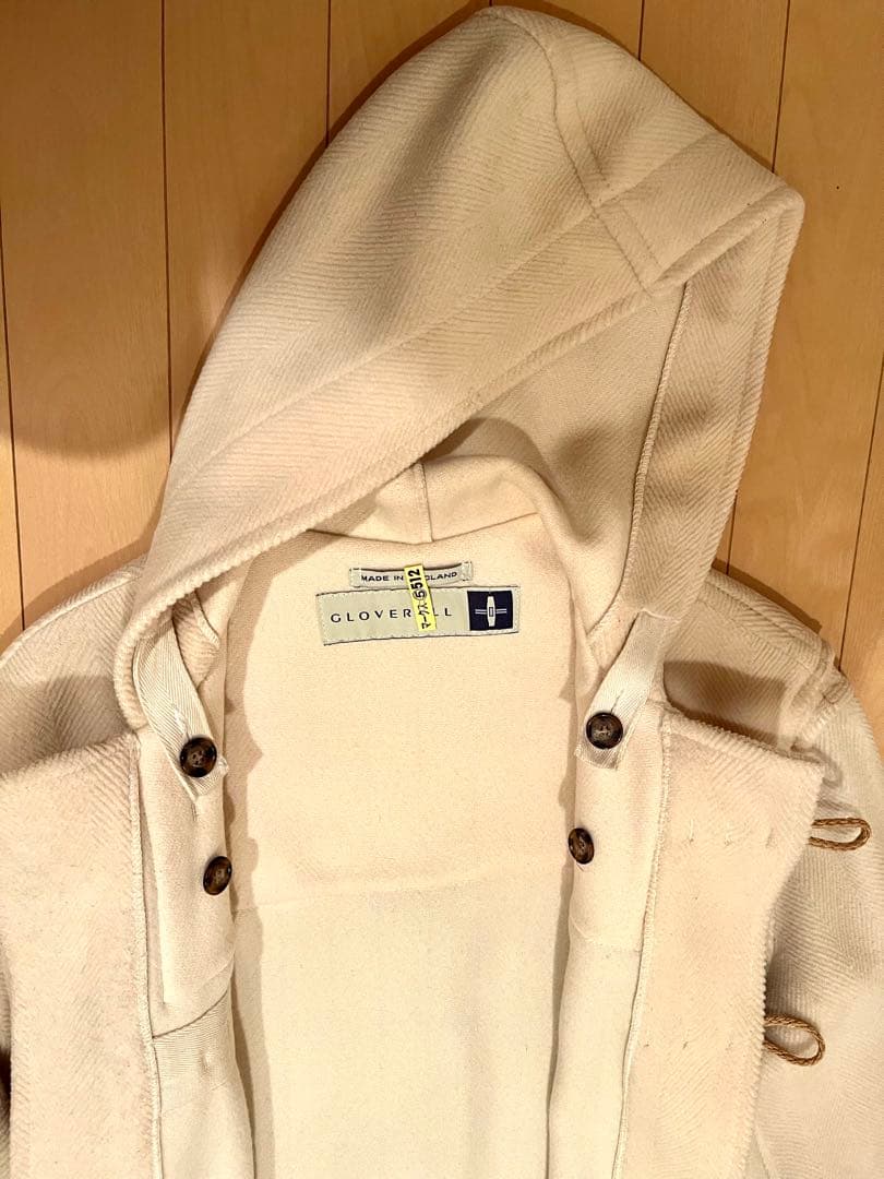 希少90's白タグ グローバーオールダッフルコート ムーアブルック ヘリンボーン