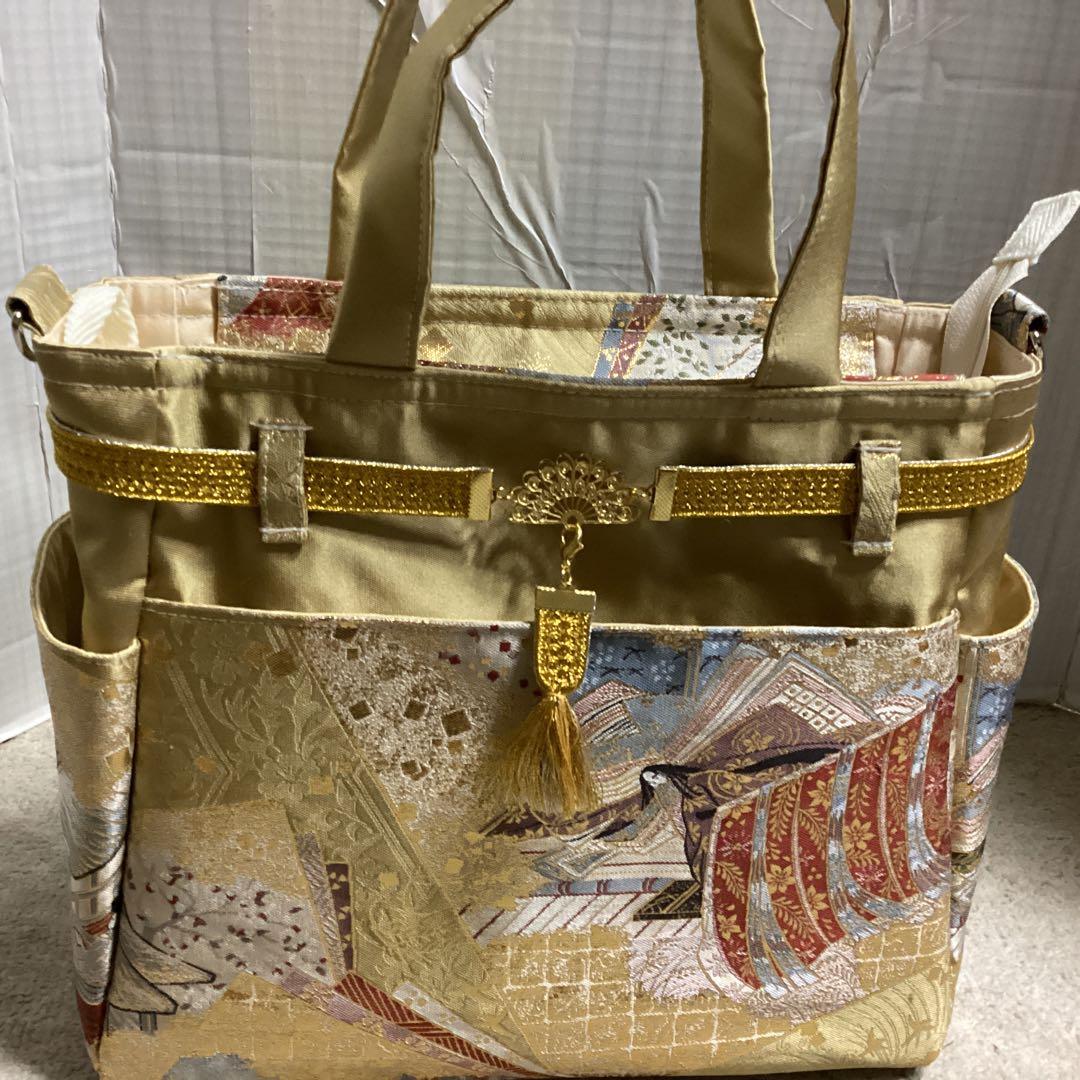 ねこさん 帯リメイクバック