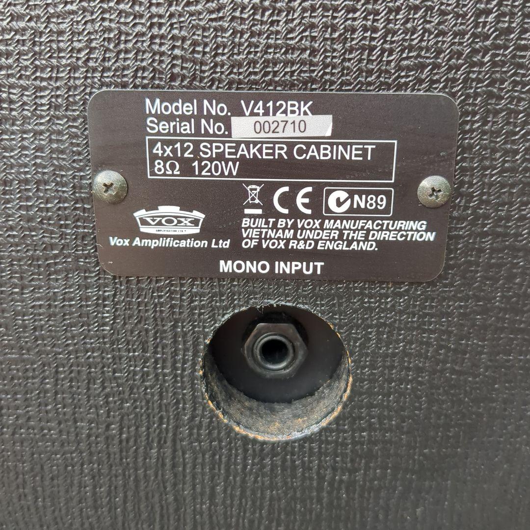 vox v412BK 8Ω 120w スピーカー