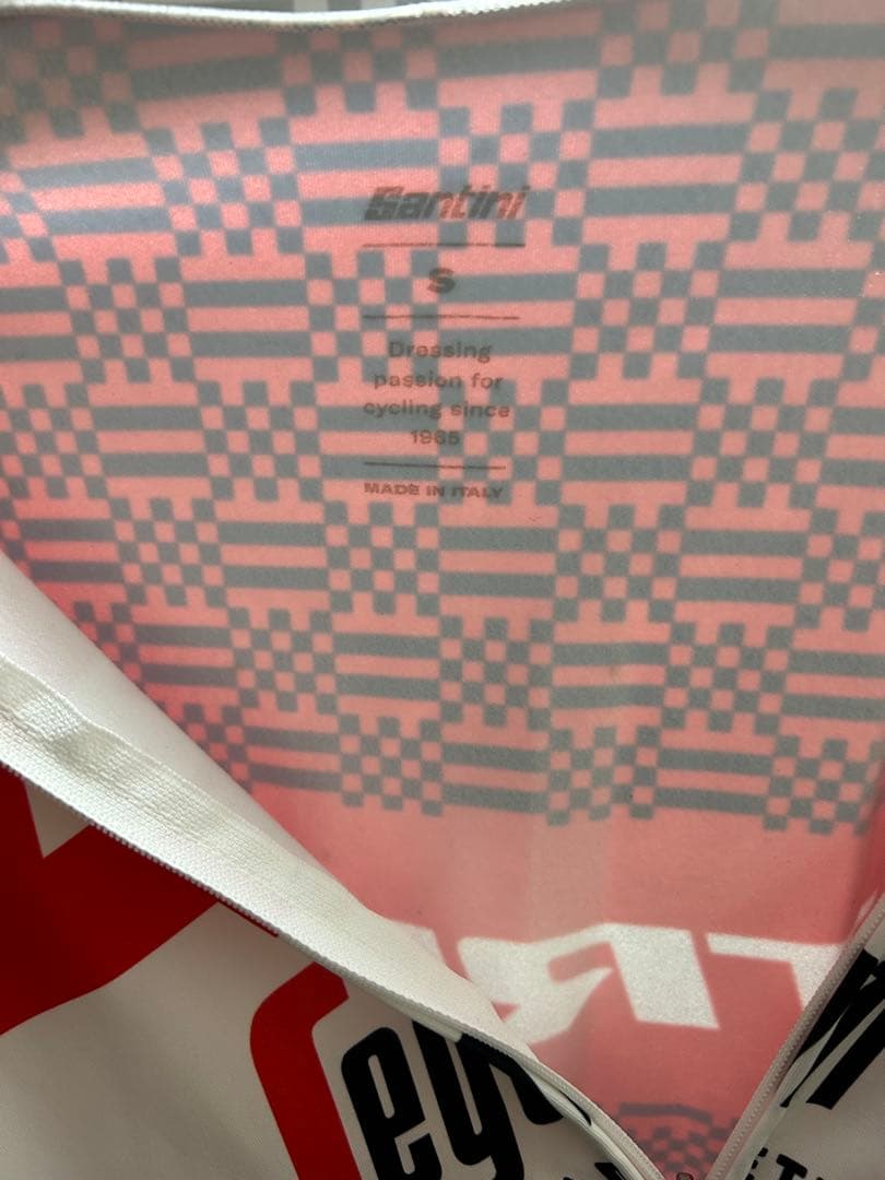 TREK Santini Segafredo 長袖 Sサイズ (赤/白)