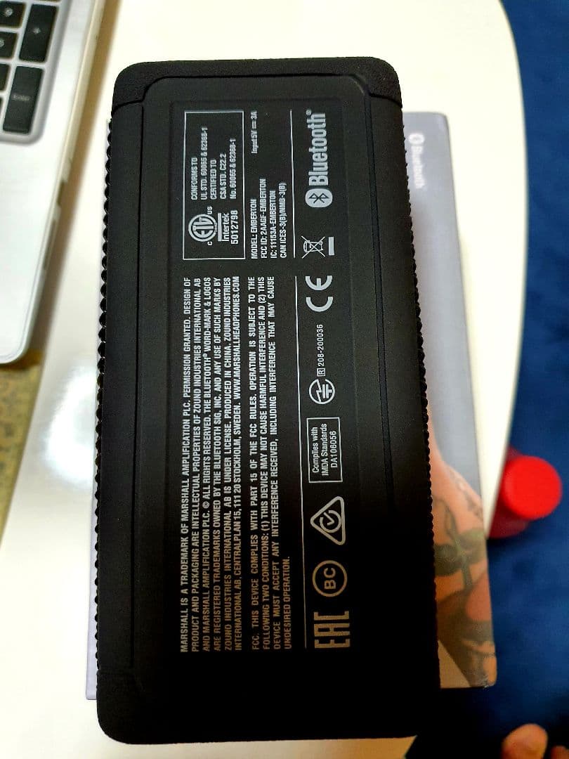 【新品未開封】Marshall Emberton スピーカー ブラック&ブラス
