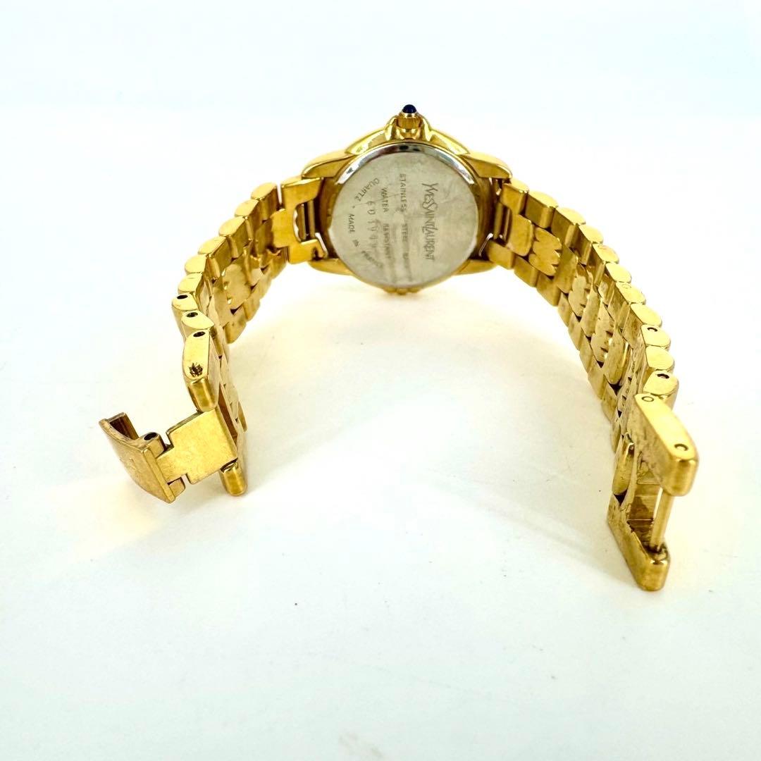 【新品電池】Yves Saint Laurent 腕時計 ゴールド レディース