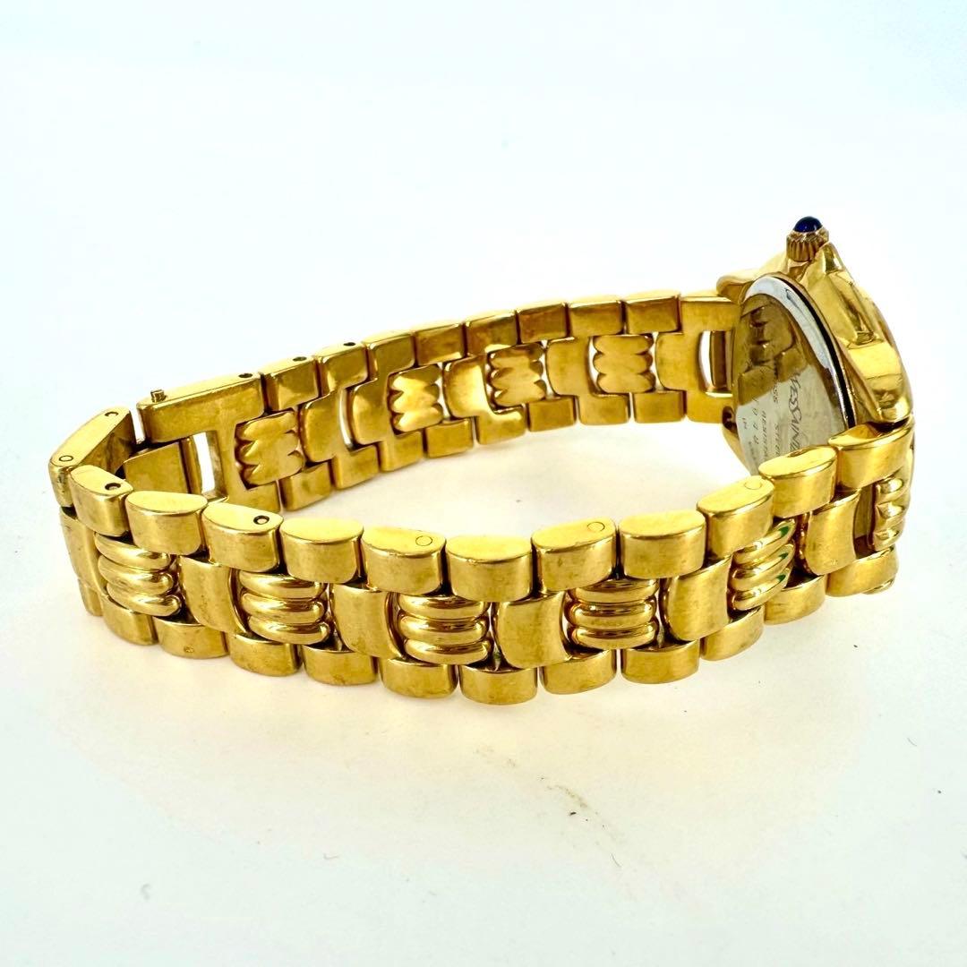 【新品電池】Yves Saint Laurent 腕時計 ゴールド レディース
