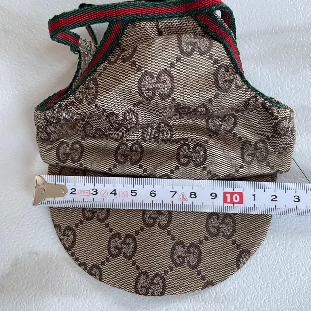 ✨正規品✨グッチ表記タグ付　GUCCI ペット用　キャップ　サンバイザー　犬　猫