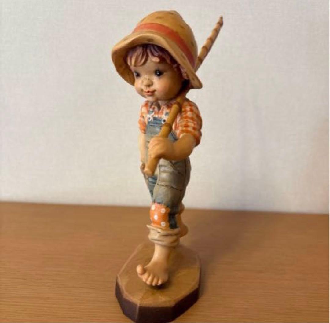【希少品・美品】アンリ人形（大）「Fisher Boy」18センチ