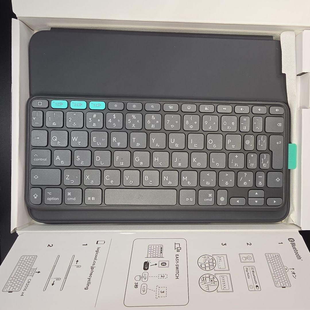 Logicool Flip Folio キーボードケースIK1185GRA