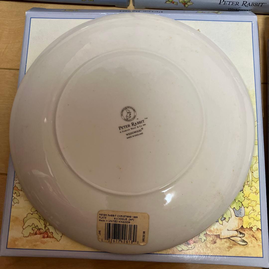 ウエッジウッド × ピーターラビット クリスマスイヤープレート 11点 箱付き