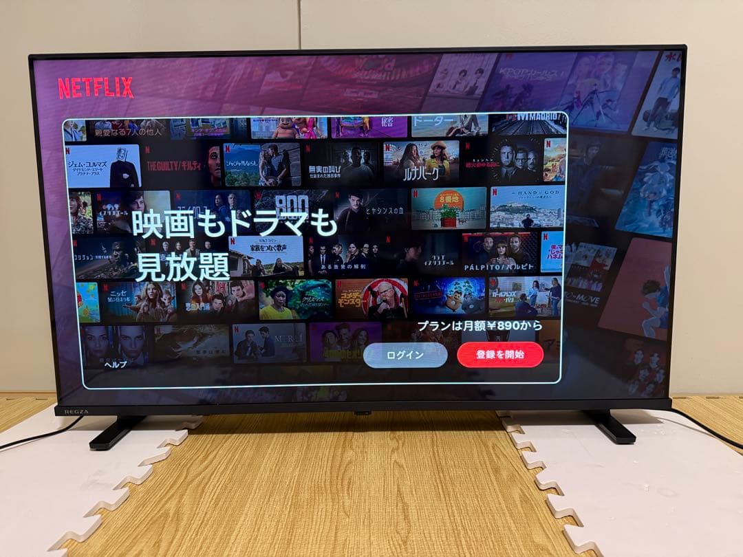 美品東芝REGZA 40V35N 40型2024年製⭕️上地BS/CS動画可テレビ