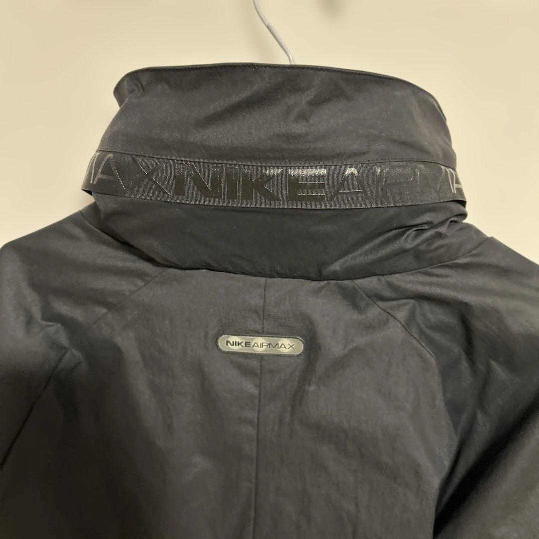 【ナイキエアマックス×鹿島アントラーズ】中綿ベンチコート　ブラック　ナイロン　Ｌ