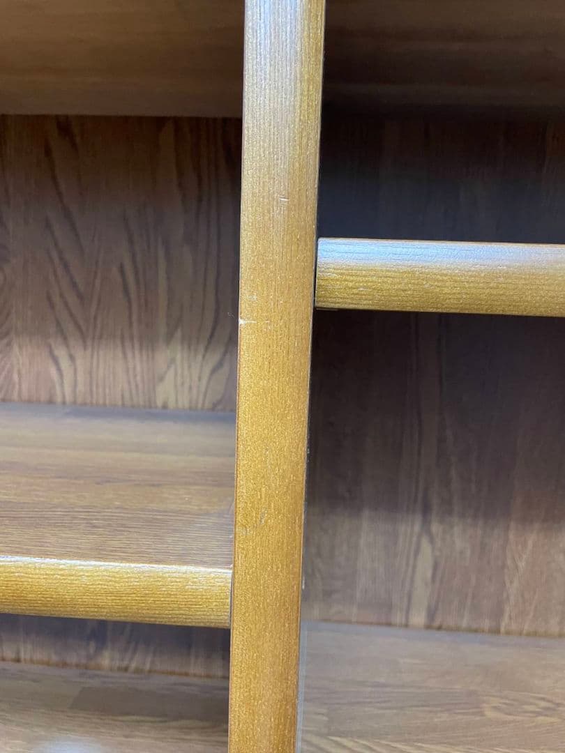 小島工芸　本棚・書棚　ウォールモカ　ブラウン　ブックシェルフ　稼働棚