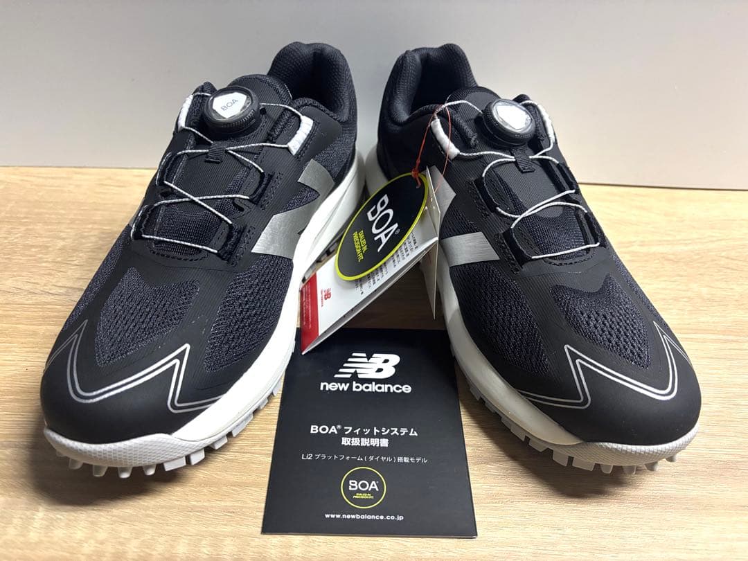 未使用 27cm 2E ニューバランスゴルフシューズ UGS1001F ブラック