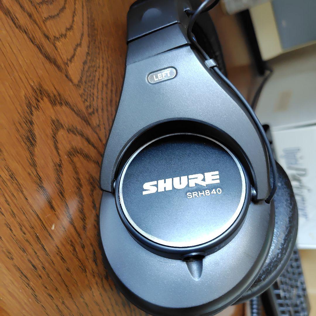 SRH840 shure シュア　モニターヘッドホン