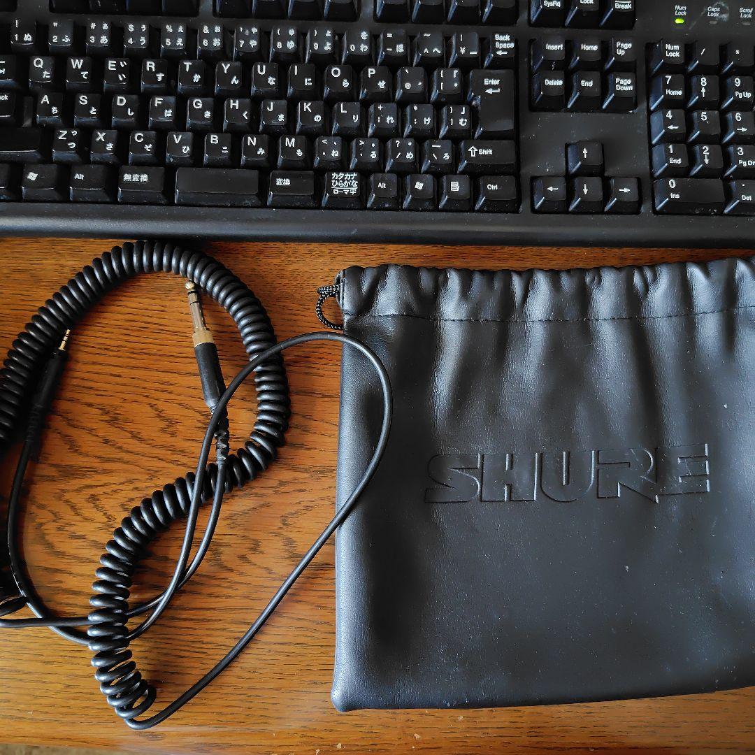 SRH840 shure シュア　モニターヘッドホン