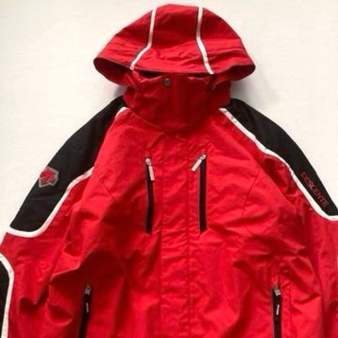 【hamwt】DESCENTE スキージャケット ウェア L 赤×黒