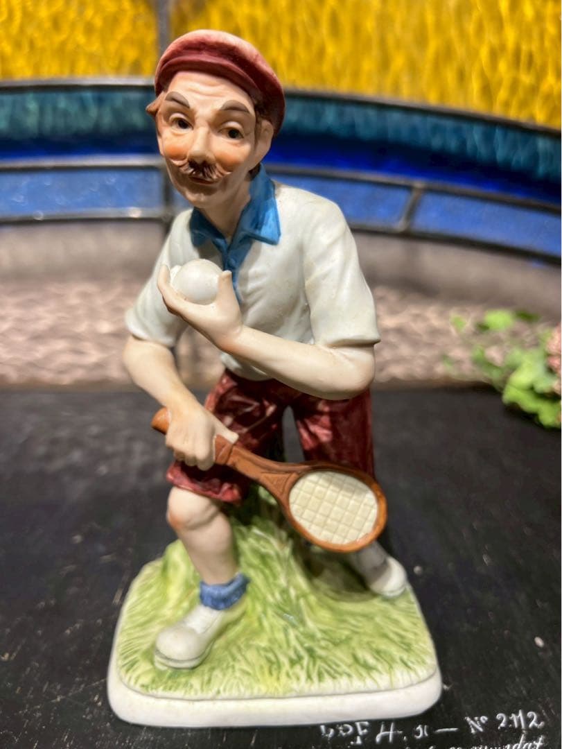 フィギュリン 陶器製 置物 インテリア ビンテージ アンティーク 5点セット