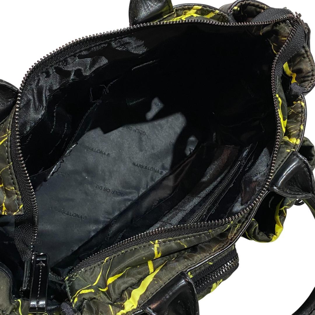 MARK＆LONA マークアンドロナ カートバッグ ブラック イエロー ゴルフ