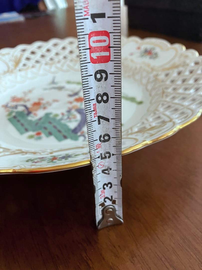 マイセン　大皿　柿右衛門様式　飾皿 シノワズリ　28.5㎝