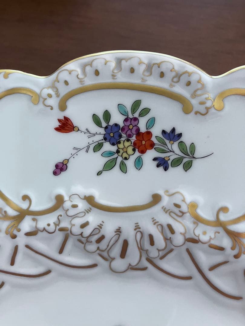 マイセン　大皿　柿右衛門様式　飾皿 シノワズリ　28.5㎝