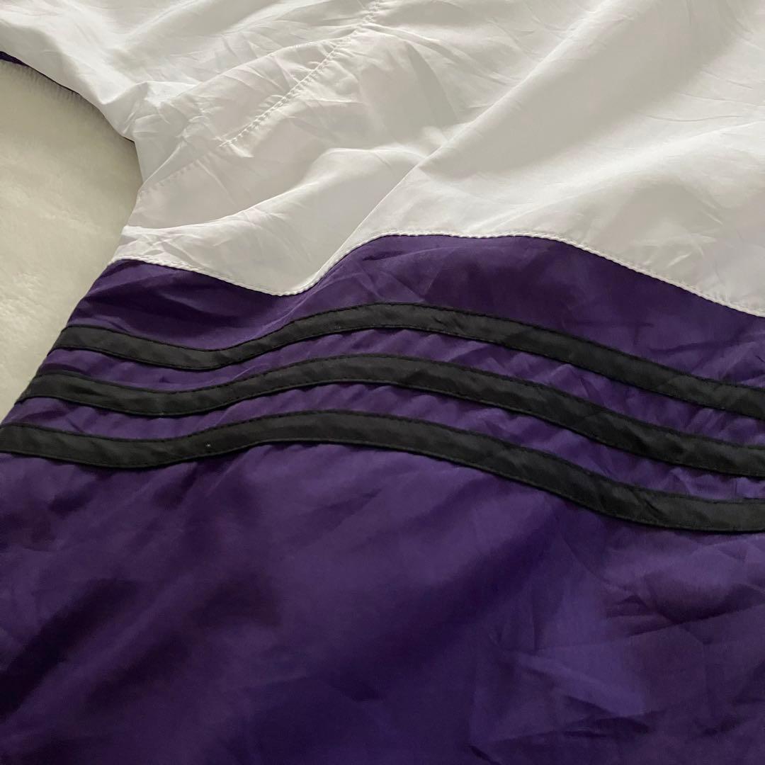 レア好配色◎90s adidas 万国旗 ナイロンジャケット トレフォイル刺繍