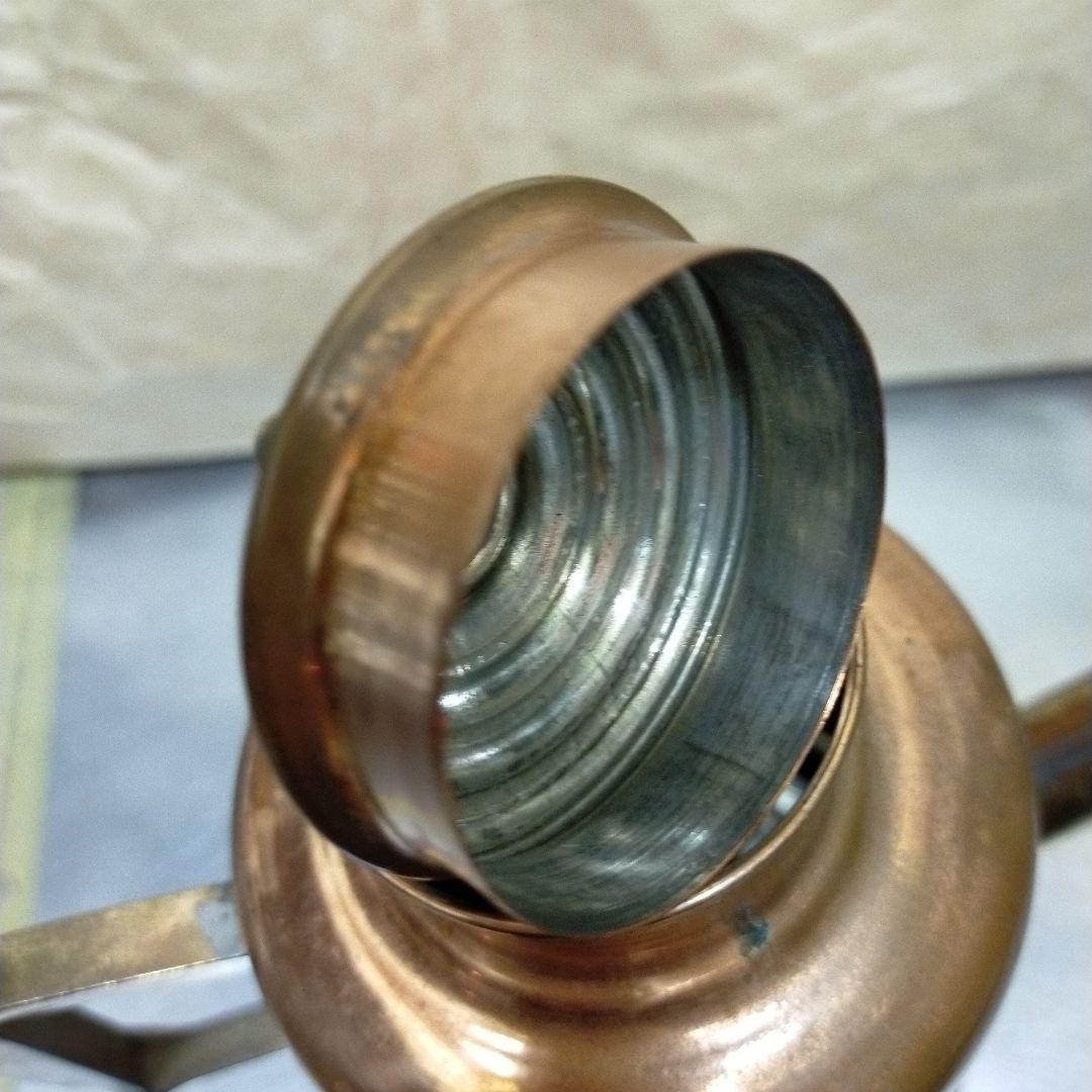 ヴィンテージ 銅製オイル缶　イタリア 大、小セット　オリーブオイル入れ