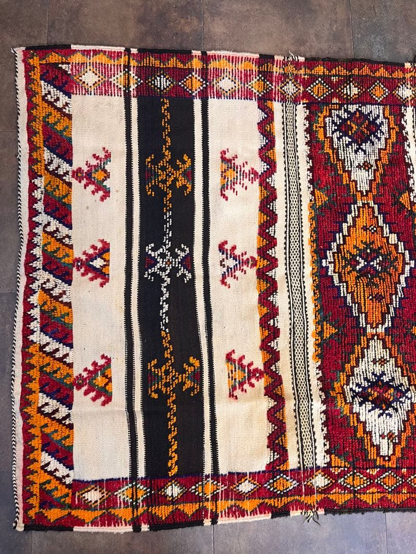 モロッコ産 キリム トライバルラグ リビング ディスプレイ 店舗 カーペット