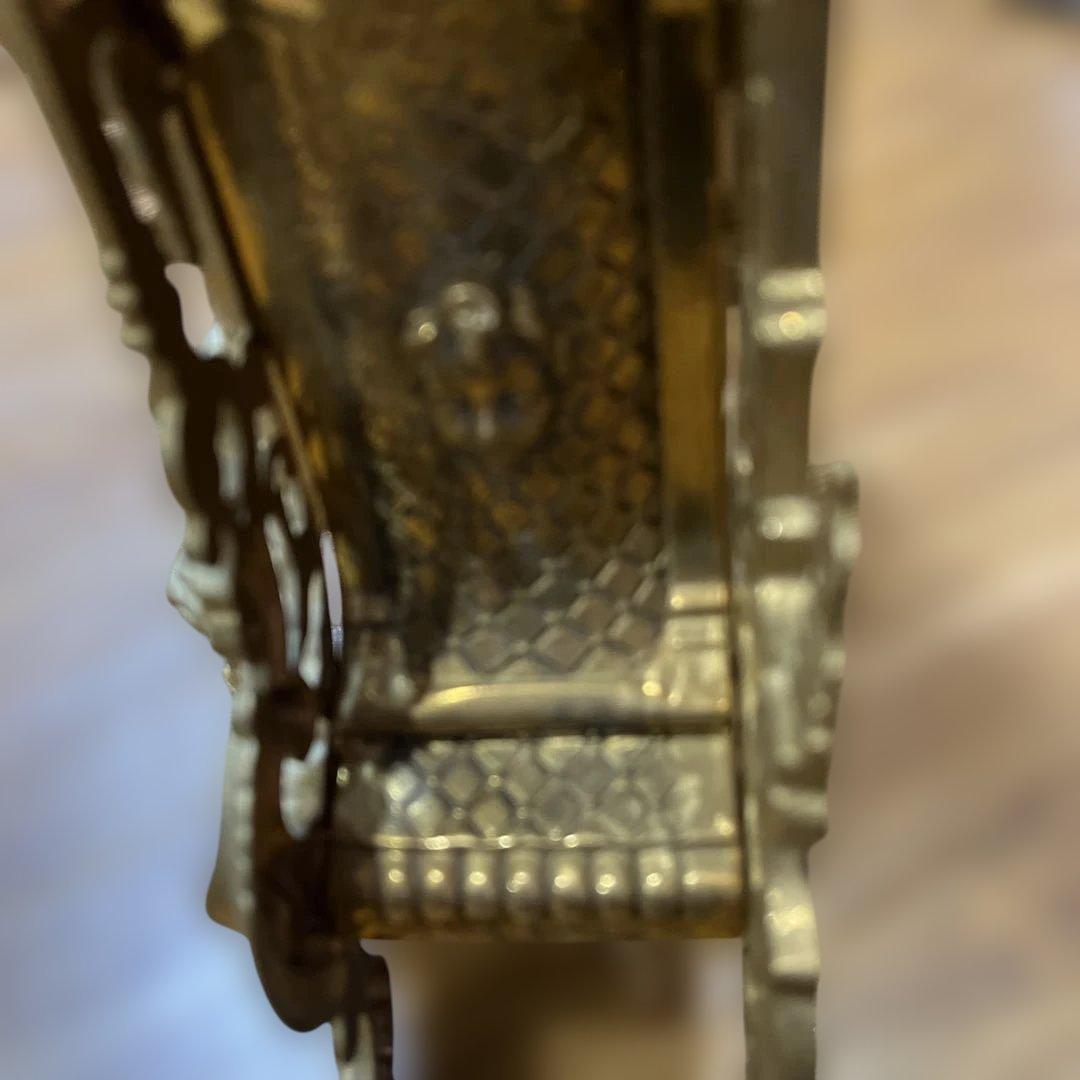 ヴィンテージ風金色置時計　イタリア製　アンティーク