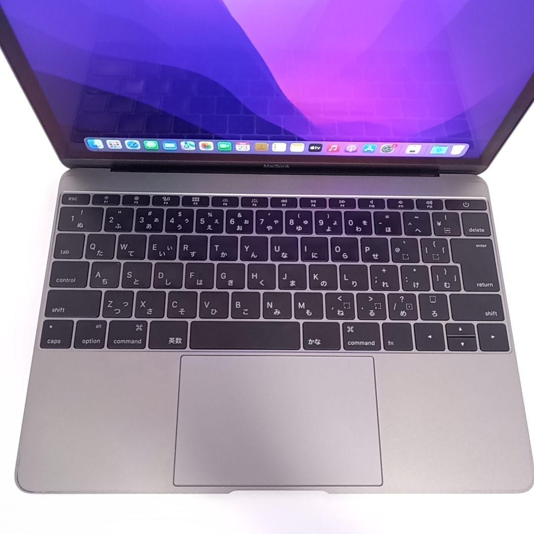 Apple MacBook 12inch グレイ 薄型ノートPC 持ち運びに