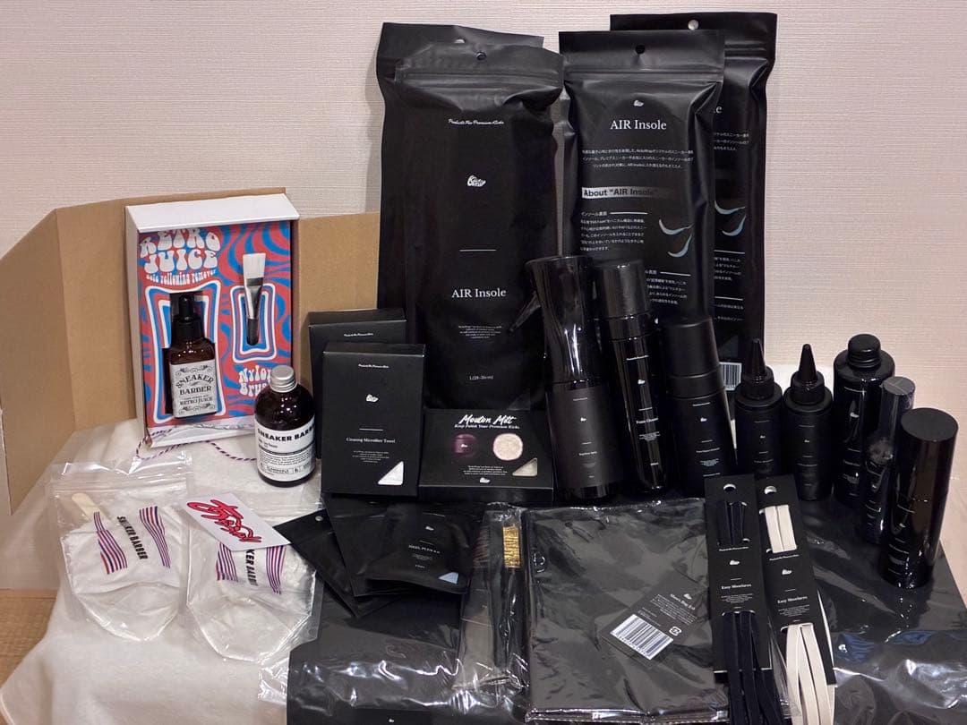 シューケア未使用品 格安処分 KicksWrap SNEAKERBARBER