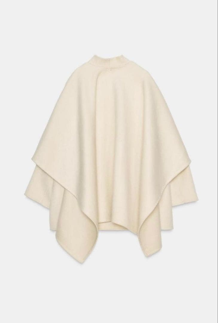 ZARA ザラ ZW COLLECTION ウールケープコート S 美品