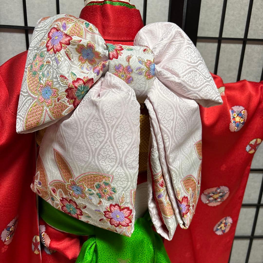 七五三　正絹着物セット　7歳　手縫いお誂え　高級品