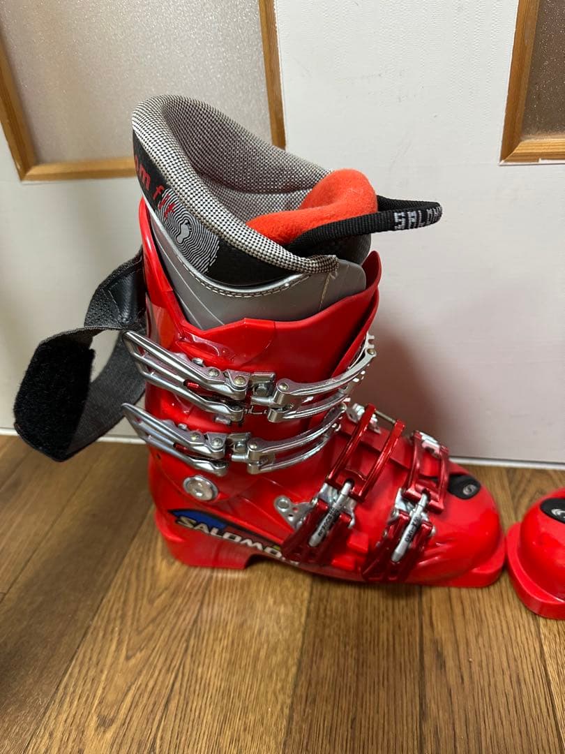 KAZAMA スキー板120cm,ブーツ26”22.5cm,ストック100cm