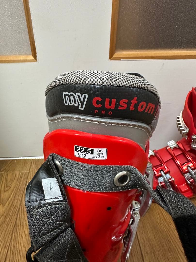 KAZAMA スキー板120cm,ブーツ26”22.5cm,ストック100cm