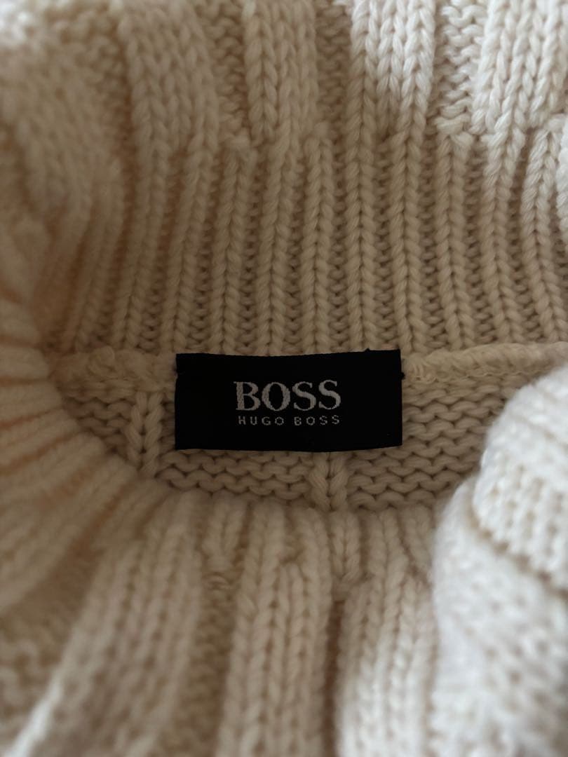 BOSS ボス Hugo Bossケーブルニットタートルネック