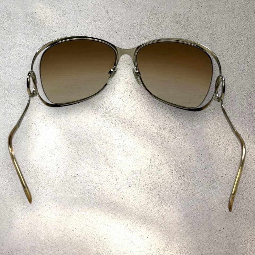 BVLGARI　ブルガリ　サングラス　6026　ブラウンレンズ　ゴールドフレーム