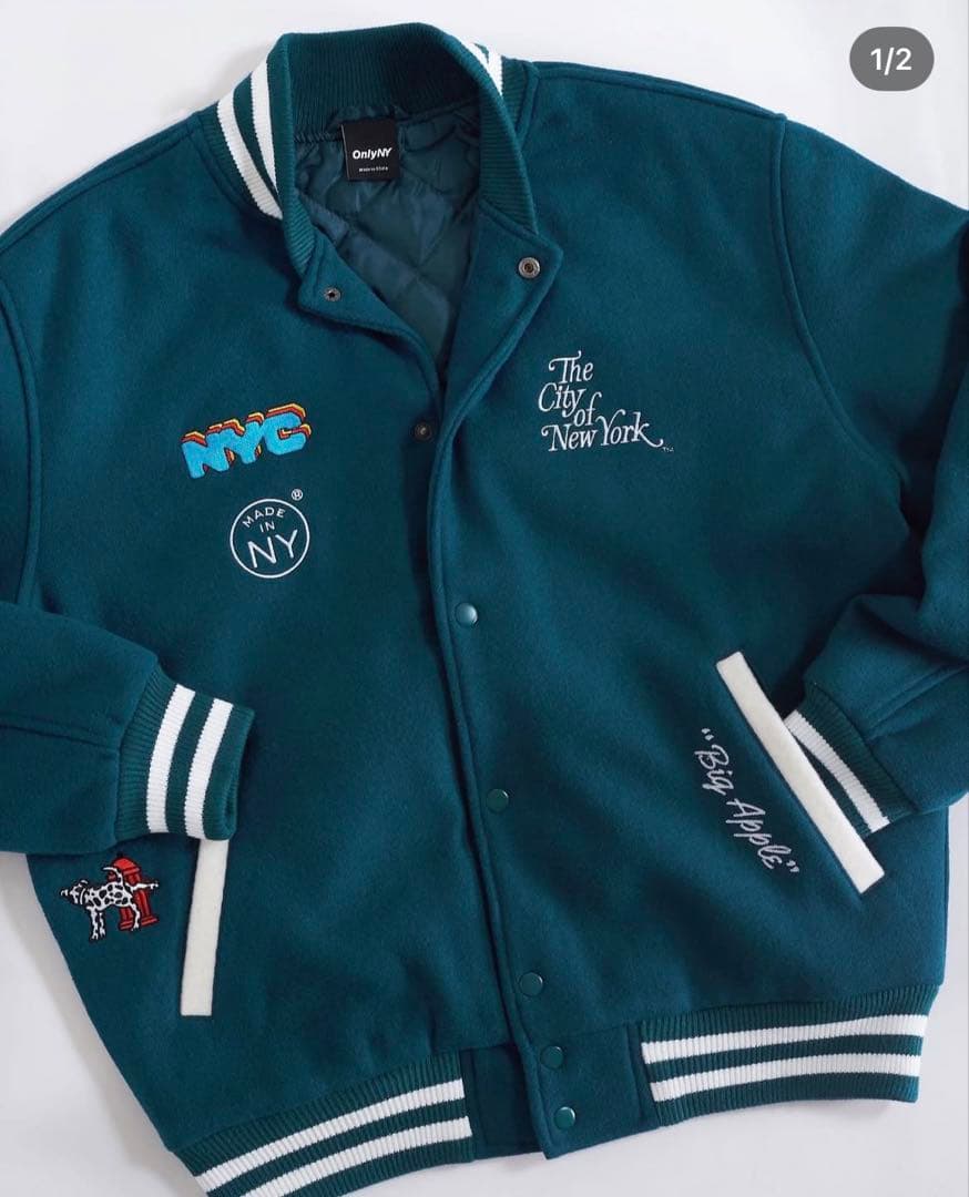 ジャケット・アウター only ny city of new york varsity jacket