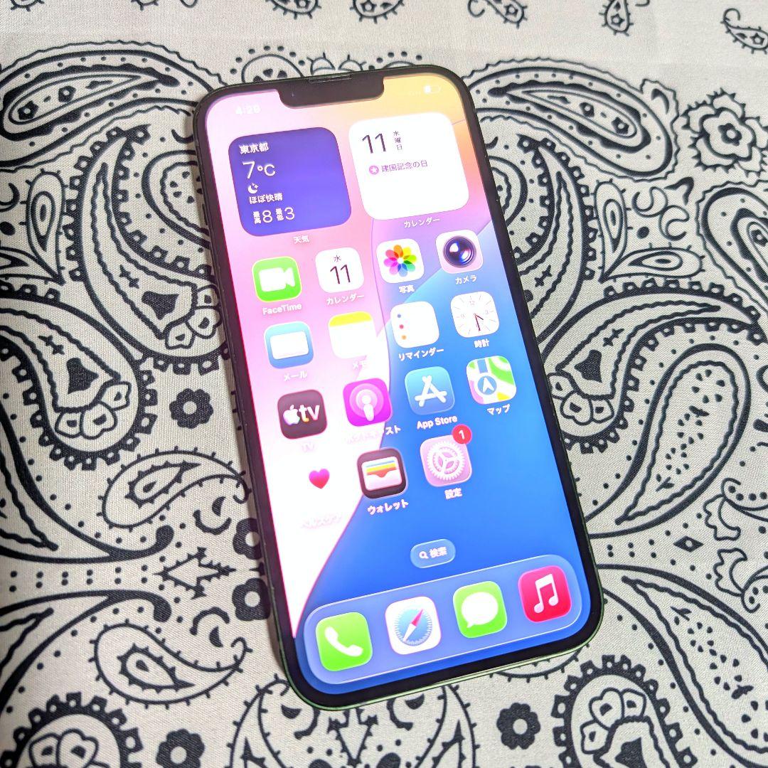 iPhone 13 128GB 良好 ios26 高性能 ゲーム SIMフリー