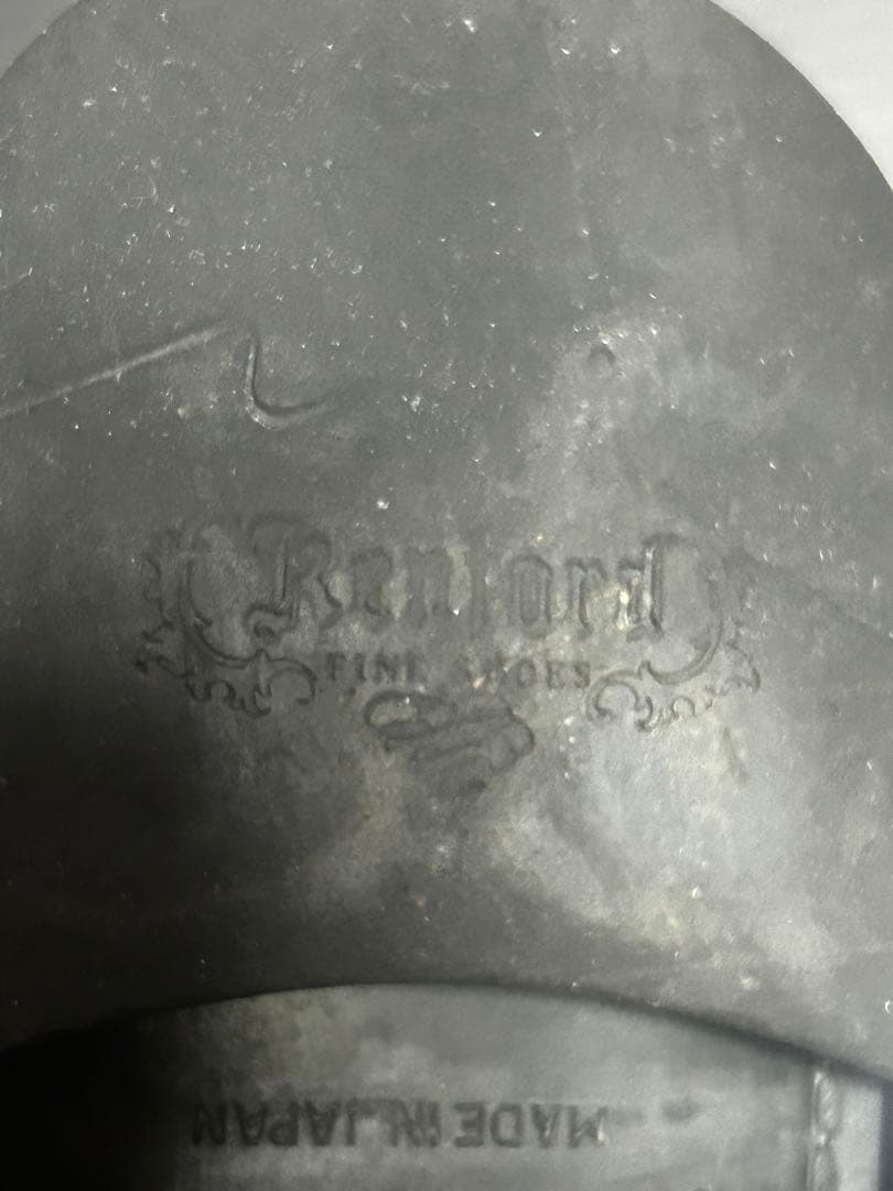 Kenford エンボスローファー ブラック ペイズリー