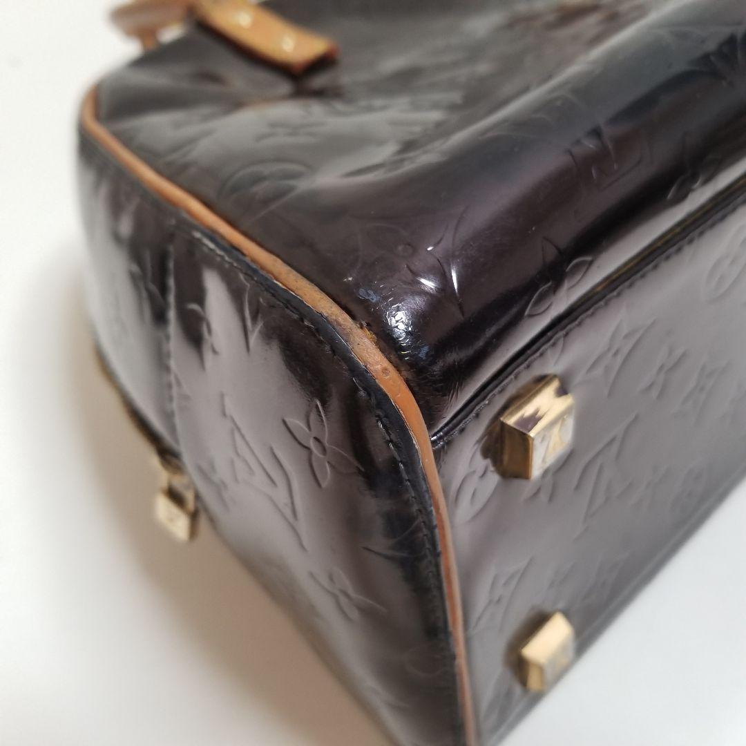 ルイヴィトン モノグラム ヴェルニ トンプキンスクエア トートバッグ ボストン