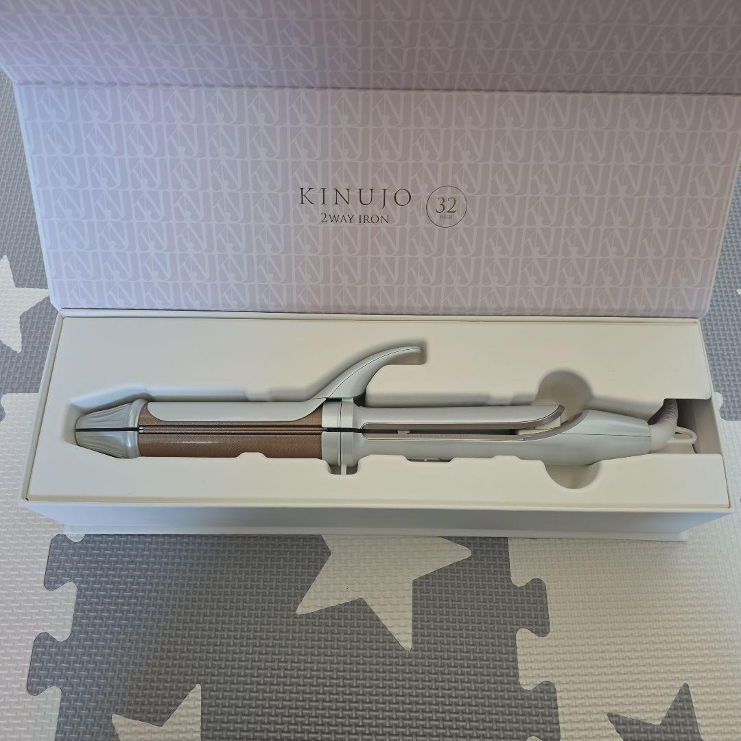 KINUJO 2way・3wayヘアアイロン ホワイト