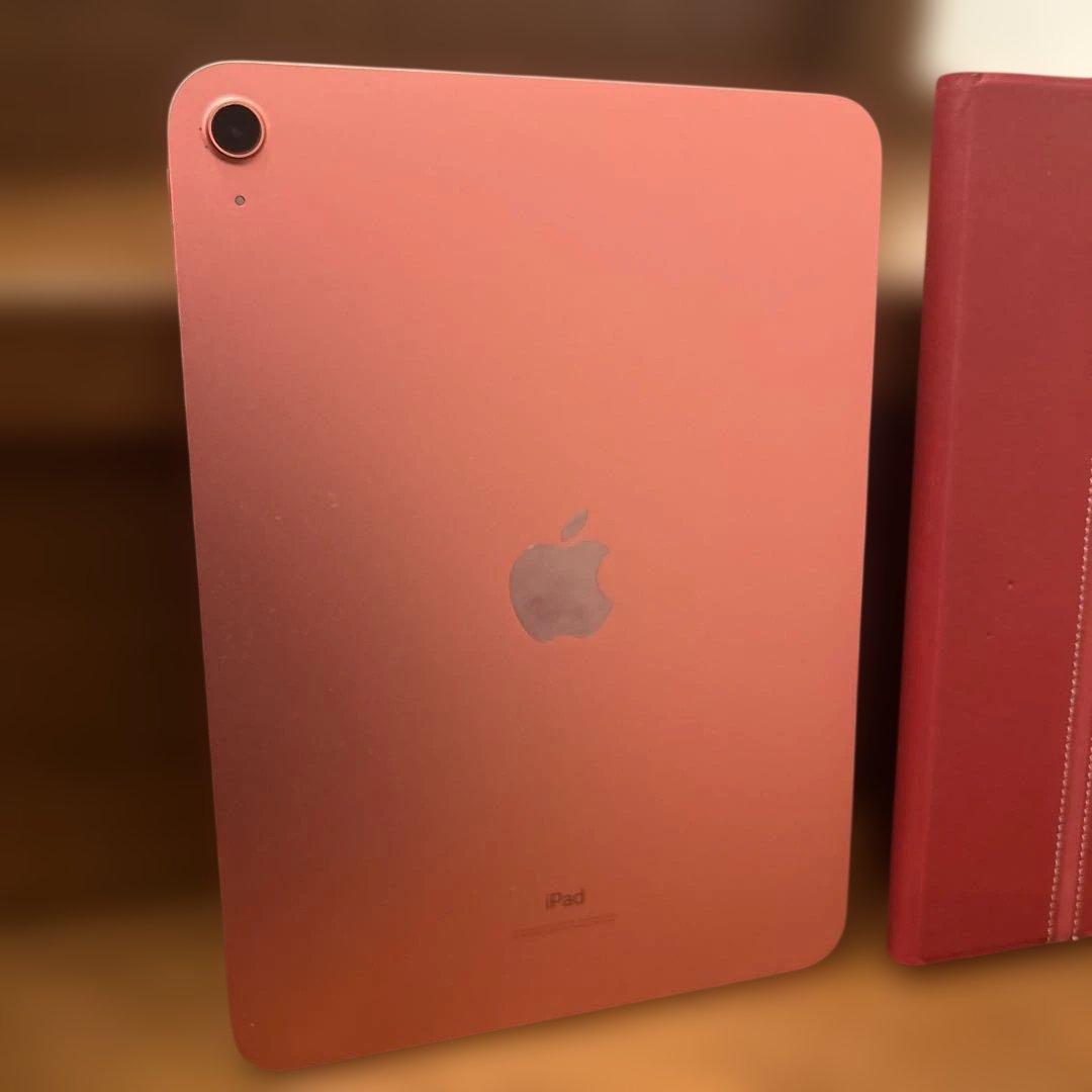 iPad ピンク + Antrix レッドケース