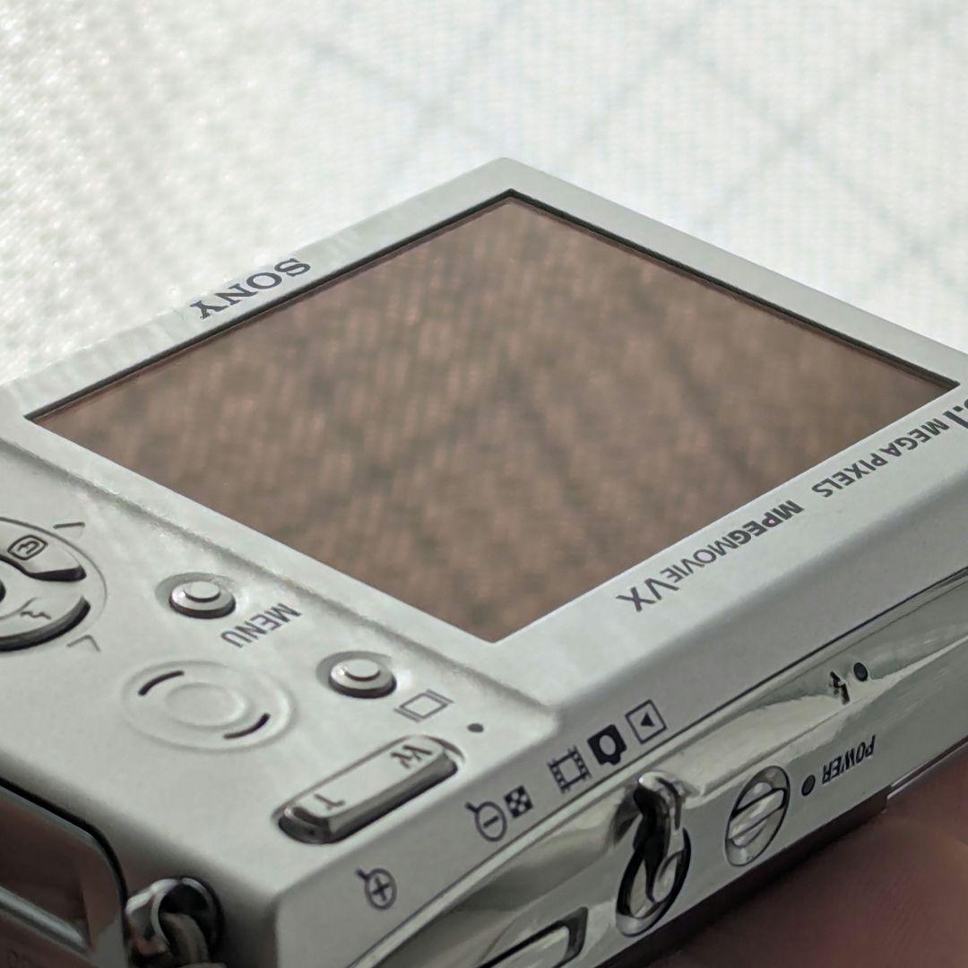 【動作品】美品 Sony Cyber-shot DSC-T5 シルバー デジカメ