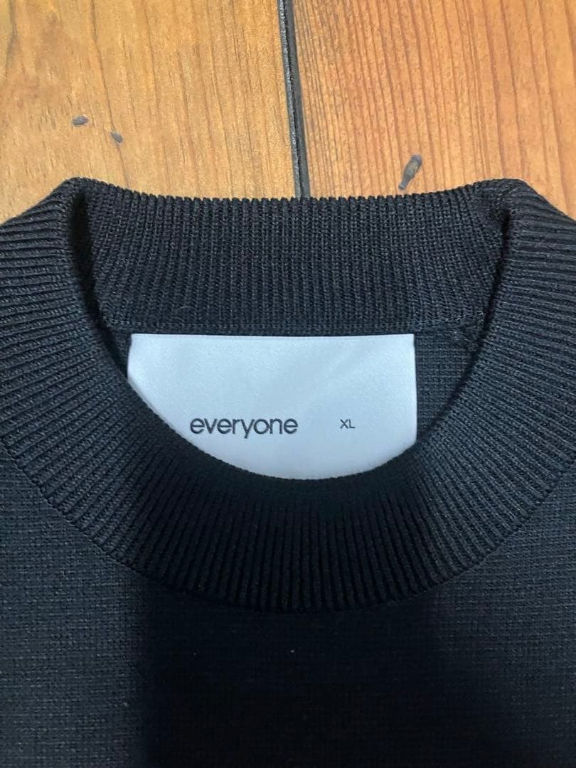 everyone前橋限定milano rib knit crew sweater