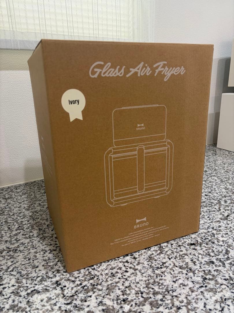 【新品】BRUNO ブルーノ ガラスエアフライヤー　BOE122-IV