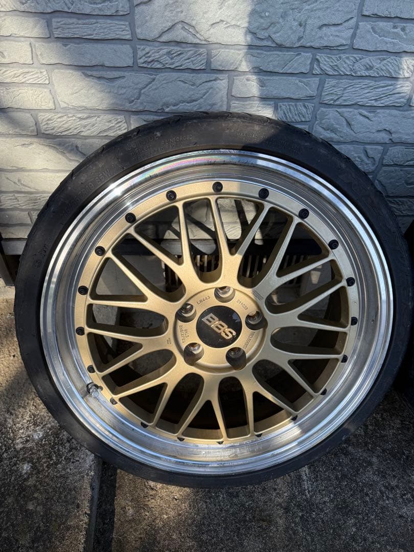 BBS LM 19インチ　7.5J pcd114.3 タイヤ215/35/19