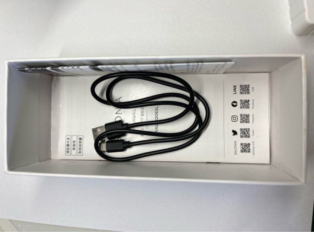 SALONIA EMS LIFT BRUSH 美顔ブラシ