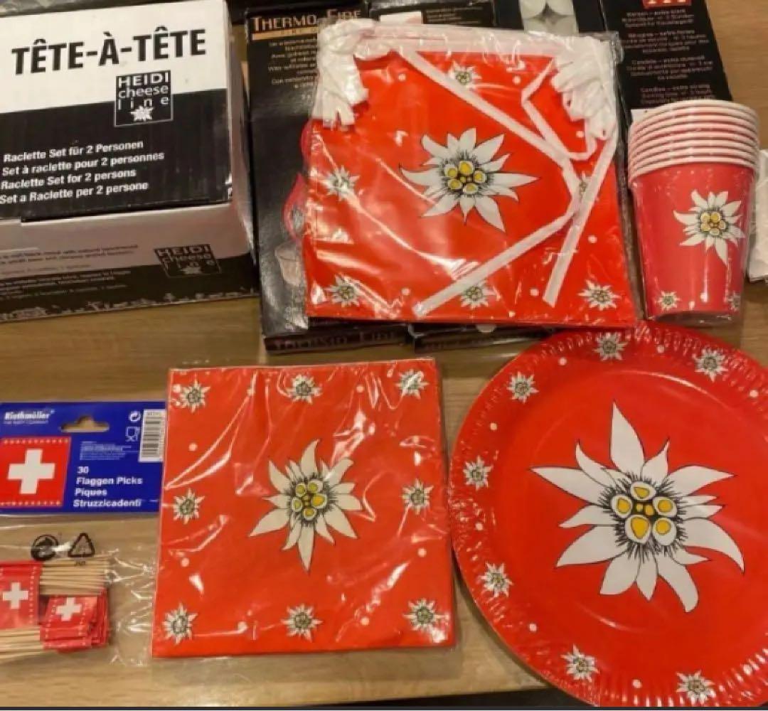 本場スイスで購入ラクレットセット＆victrinoxナイフ2本！等　全13点