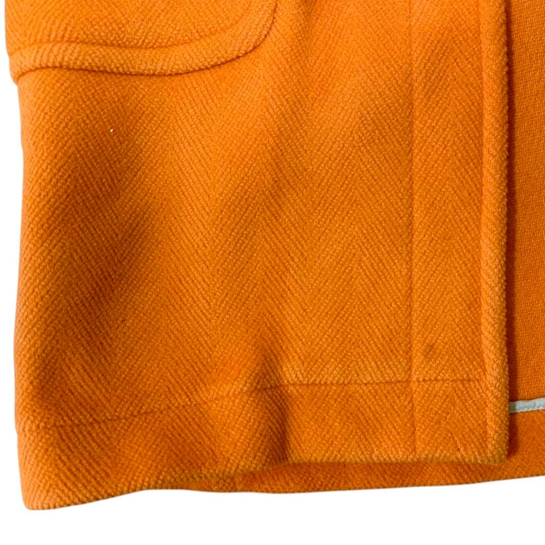90s グレンフェル 別注 ダッフルコート オレンジ 36 Moorbrook