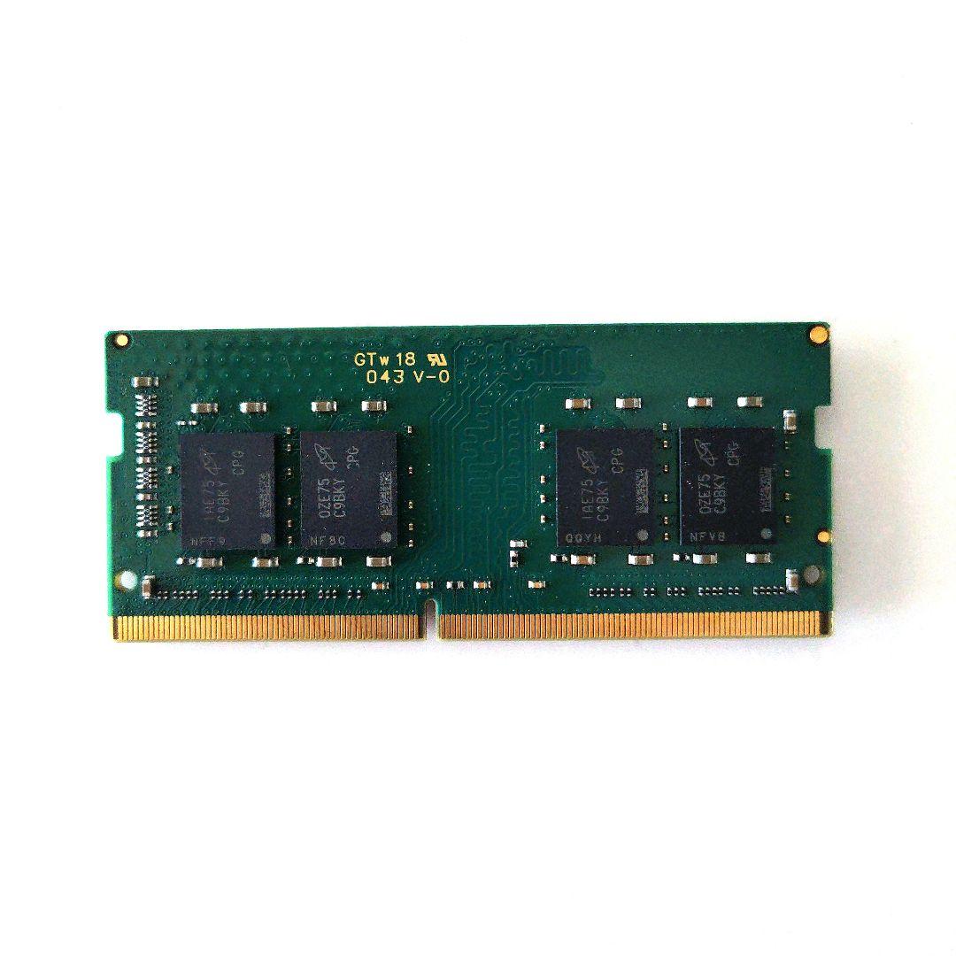 Crucial DDR4 16GB SODIMM ノートPC用
