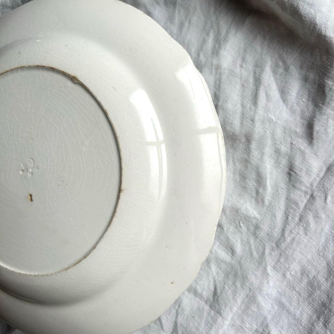 ミントン　レリーフプレート　ディナー　大皿　26.5㎝　フランスアンティーク